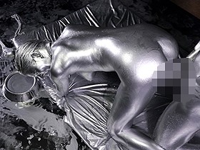 銀粉ペイント大全集 12人240分スペシャル 豪華絢爛女優たちのエロく輝く狂宴！　サンプル画像08